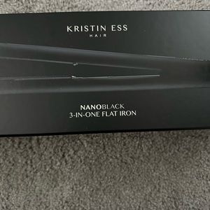 Kristen Ess NANOBLACK 3-In-One Ceramic Flat Iron Hair Straightener